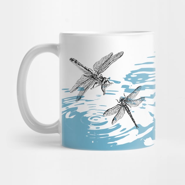 Dragonflies print by rachelsfinelines